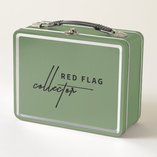 "Red Flag Collector" Lunch Box (Voorkant)
