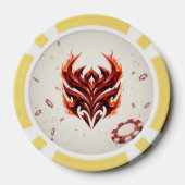 Red Flam Arena: Geïnspireerd Poker Chip Design (Achterkant)