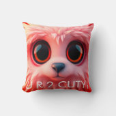 Red Flame Cuty Kussen (Voorkant)