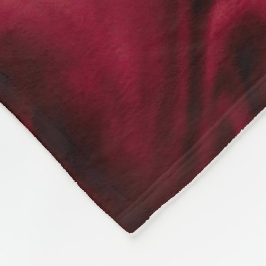 Red flame fleece deken (Hoek)