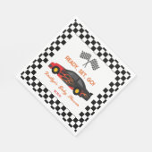 Red Flame Race Auto Ready Set Go Baby shower Servet (Hoek)