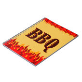 Red Flames BBQ Recept Notitieboek (Linkerzijde)