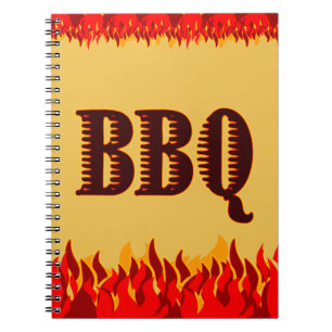 Red Flames BBQ Recept Notitieboek