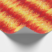 Red Flames Pattern - Hot Rod Cadeaupapier (Hoek)