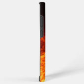 Red Flames telefoonhoesje Samsung Galaxy Hoesje (Rechterkant)