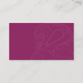 Red Flamingo - Business Visitekaartje (Achterkant)