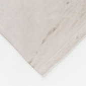 Red Flamingo Couple & Palm Leaf op de strand Fleece Deken (Hoek)