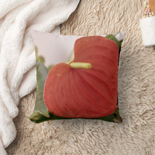 Red Flamingo Flower Cushion Kussen (Deken)