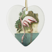 Red Flamingo Keramisch Ornament (Rechts)