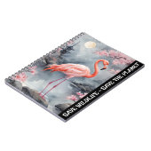 Red Flamingo - Red de wildernis en de planeet Notitieboek (Linkerzijde)