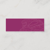 Red Flamingo - Skinny Mini Visitekaartje (Achterkant)