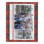 Red Flannel Holiday-fotokaart Puzzel (Puzzel verticaal)
