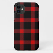 Red flannel iPhone case (Achterkant)