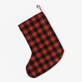 Red Flannel Kleine Kerstsok (Achterkant (Hangend))