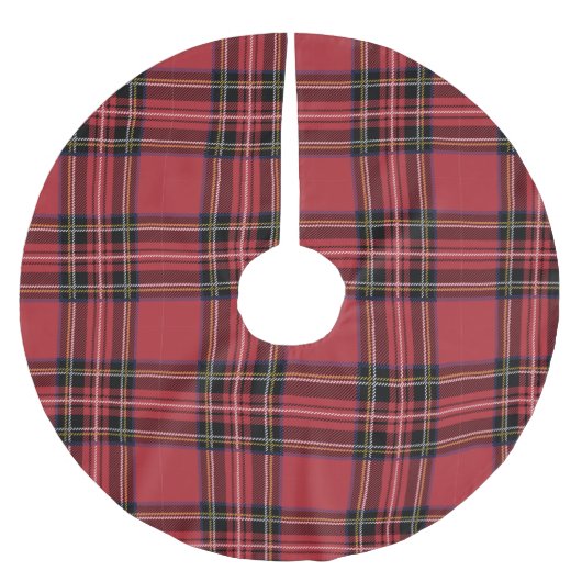 Red Flannel Pattern Kerstboom Rok (Voorkant)