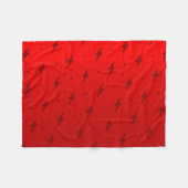 Red Flash Fleece Blanket (Voorkant (Horizontaal))