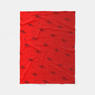 Red Flash Fleece Blanket