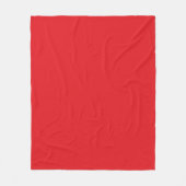 Red Fleece Blanket Deken (Voorkant)