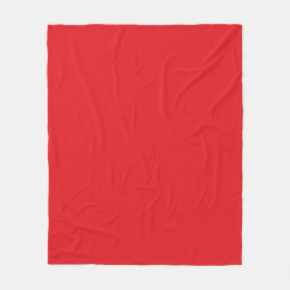 Red Fleece Blanket Deken