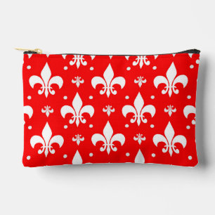 Red Fleur-de-lis Pattern Design Etui