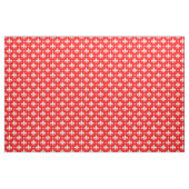 Red Fleur-de-lis Pattern Design Stof (Yard (91,4 cm))