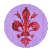 RED FLEUR DE LISE SNIJPLANK (Voorkant)