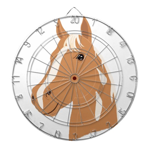 Red Flight the Happy Horse Dartbord (Voorkant)