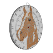 Red Flight the Happy Horse Dartbord (Voorkant Links)