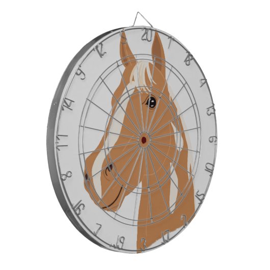 Red Flight the Happy Horse Dartbord (Voorkant Links)