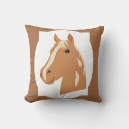 Red Flight the Happy Horse Kussen