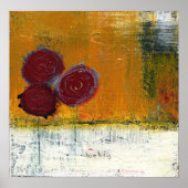 Red Floral Bouquet Art print van Dan Robertson (Voorkant)