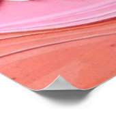 Red Floral Coast Quilling Art with Sunrise Waves & Poster (Hoek)