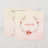 Red Floral Design for a Spring Outdoor Event (Voorkant / Achterkant)