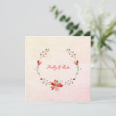 Red Floral Design for a Spring Outdoor Event (Staand voorkant)