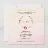 Red Floral Design for a Spring Outdoor Event (Achterkant)