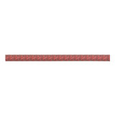 Red Floral Drum Sticks Grosgrain Lint (Voorkant)