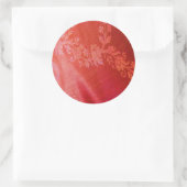 Red Floral Elegance Sticker -  (Tas)