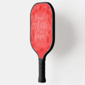 Red Floral Little but Fierce William Shakespeare Pickleball Paddle (Links)