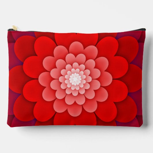 Red Floral Mandala-58566 Etui (Voorkant)