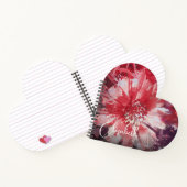 Red Floral op maat Notitieboek (Binnen)