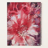 Red Floral op maat Planner (Achterkant)