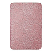 Red Floral Panel Bath Mat (Voorkant Verticaal)