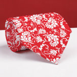 Red Floral Pattern Custom Necktie Stropdas<br><div class="desc">This custom necktie features a sophisticated floral pattern, making it a stylish and unique accessory. It's perfect for adding a touch of personality to any outfit, whether it's for a special occasion or everyday wear. The high-quality fabric ensures a comfortable and long-lasting wear, and the custom design allows you to...</div>