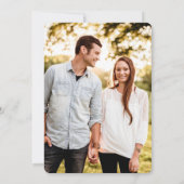 Red Floral Pig I DO BBQ Bridal Shower Kaart (Achterkant)