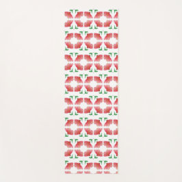 Red Floral  Yogamat