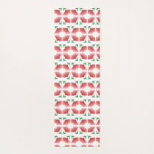 Red Floral  Yogamat (Achterkant)
