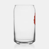 Red Flower Blikvorm Glas (Rechts)