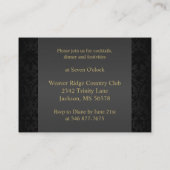 Red Flower Eat, Drink & Be Married - Receptie Informatiekaartje (Achterkant)