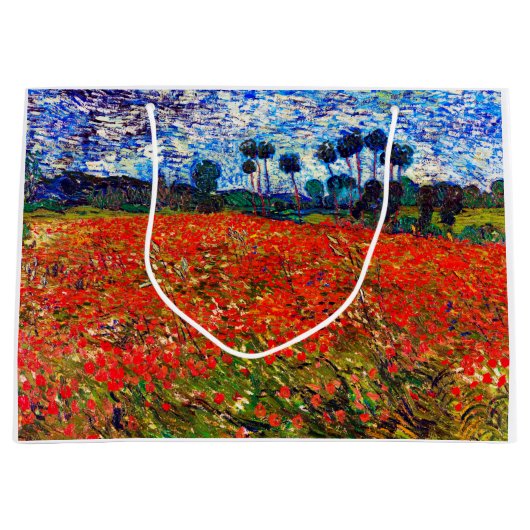 Red Flower Field, Van Gogh Groot Cadeauzakje (Voorkant)