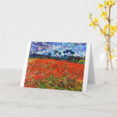 Red Flower Field, Van Gogh Kaart (Gele Bloem)